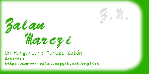 zalan marczi business card
